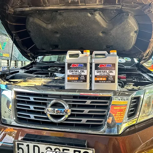 Dầu Nhớt Xe Hơi Tổng Hợp 100% AMSOIL HEAVY DUTY DIESEL OIL 5W40 - 3.78L