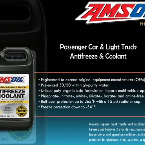 NƯỚC LÀM MÁT AMSOIL PASSENGER CAR & LIGHT TRUCK ANTIFREEZE & COOLANT - 3.78L