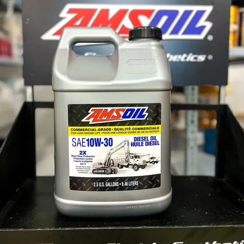 AMSOIL 10W30 COMMERCIAL-GRADE DIESEL OIL - 9,46L