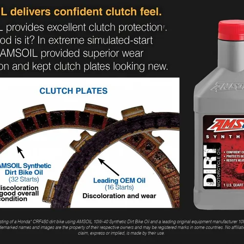 AMSOIL DIRT BIKE 10W40 100% SYNTHETIC - 946ML