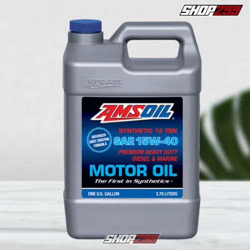 Dầu Nhớt Tổng Hợp AMSOIL HEAVY DUTY DIESEL & MARINE MOTOR OIL 15W40 - 3.78L