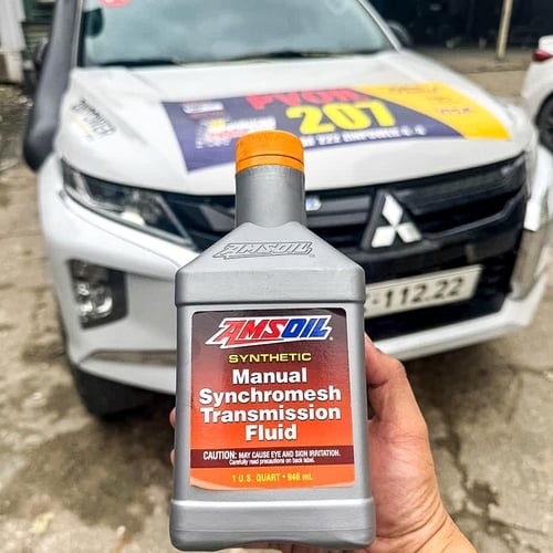 NHỚT HỘP SỐ SÀN AMSOIL 100% SYNTHETIC MANUAL SYNCHROMESH 70W80 GL-4 - 946ML