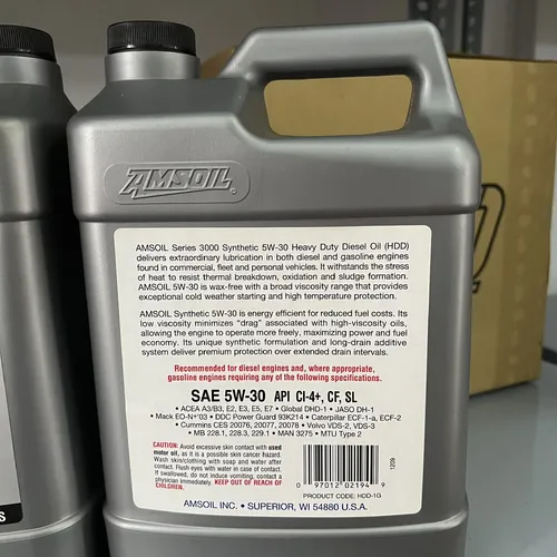 Dầu Nhớt Tổng Hợp AMSOIL Series 3000 Synthetic Heavy Duty Diesel Oil 5W30 - 3.78L
