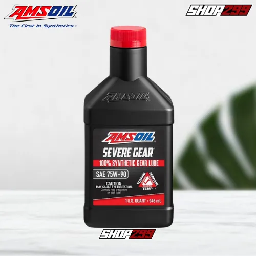 AMSOIL SEVERE GEAR® 75W90 100% SYNTHETIC GEAR LUBE - 946ml