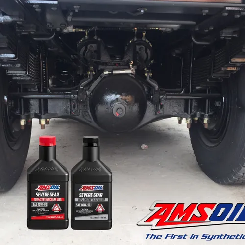 AMSOIL SEVERE GEAR® 75W90 100% SYNTHETIC GEAR LUBE - 946ml