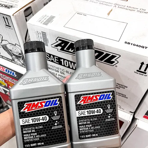 NHỚT AMSOIL SYNTHETIC-BLEND 10W40 - 946ML