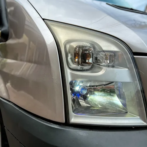 ĐÈN LED BI CẦU MINI T2 CHÂN H4 TĂNG SÁNG CHO Ô TÔ, XE MÁY