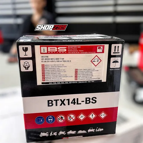 BÌNH ẮC QUY BS BTX14L - BS (MF) CHÍNH HÃNG