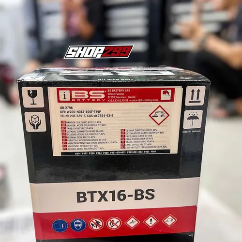 BÌNH ẮC QUY BS BTX16 - BS (MF) CHÍNH HÃNG