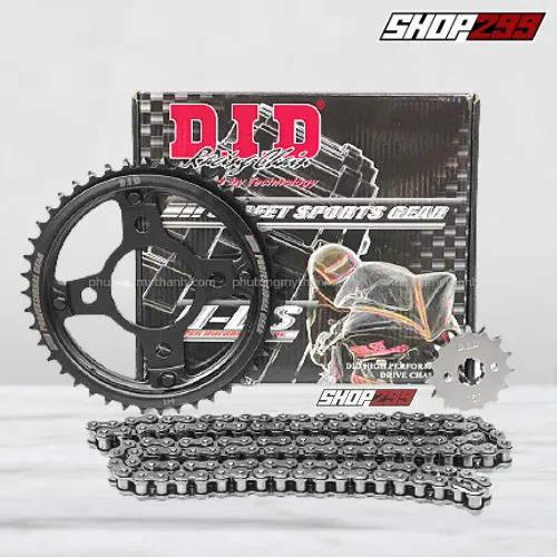 BỘ NHÔNG SÊN DĨA D.I.D HDS NHẬP THÁI LAN CHO WINNER 150 / WINNER X - ĐEN