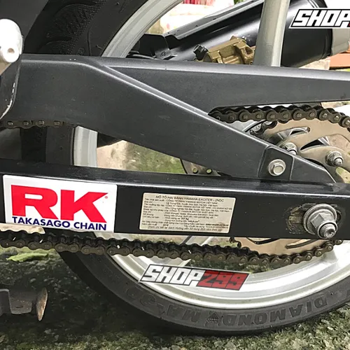 BỘ NHÔNG SÊN DĨA RK CHO EXCITER 150 (KHÔNG PHỐT CAO SU)