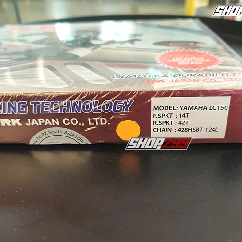 BỘ NHÔNG SÊN DĨA RK CHO EXCITER 150 (KHÔNG PHỐT CAO SU)