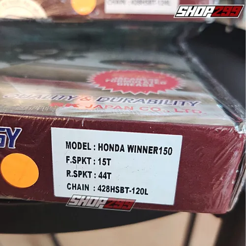 BỘ NHÔNG SÊN DĨA RK CHO WINNER X / WINNER 150 (KHÔNG PHỐT CAO SU)