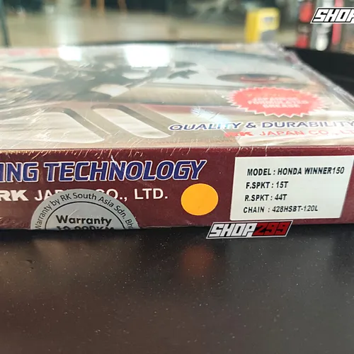 BỘ NHÔNG SÊN DĨA RK CHO WINNER X / WINNER 150 (KHÔNG PHỐT CAO SU)