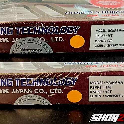 BỘ NHÔNG SÊN DĨA RK CHO EXCITER 150 (KHÔNG PHỐT CAO SU)