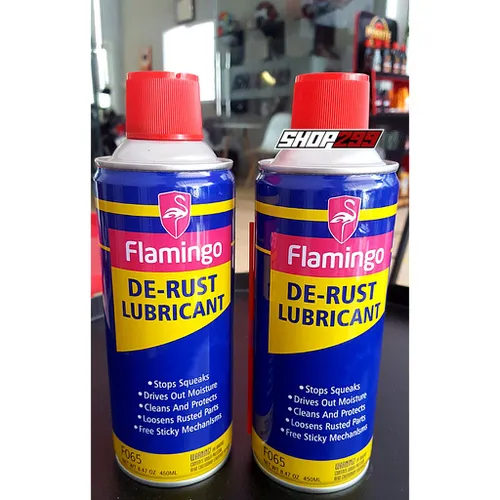 XỊT TẨY GỈ SÉT & BÔI TRƠN ĐA NĂNG FLAMINGO DE-RUST LUBRICANT (450ML)
