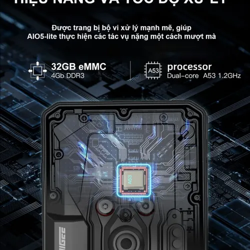 CAMERA HÀNH TRÌNH CARPLAY CHIGEE AIO-5 LITE & MÀN HÌNH HIỂN THỊ (5 INCH)