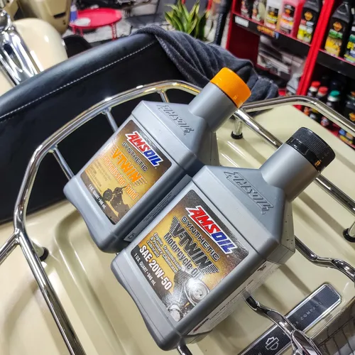 Dầu hộp số AMSOIL SYNTHETIC VTWIN TRANSMISSION FLUID - Quart (946ml)