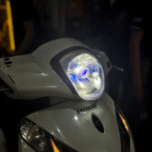 ĐÈN LED BI CẦU MINI T2 CHÂN H4 TĂNG SÁNG CHO Ô TÔ, XE MÁY