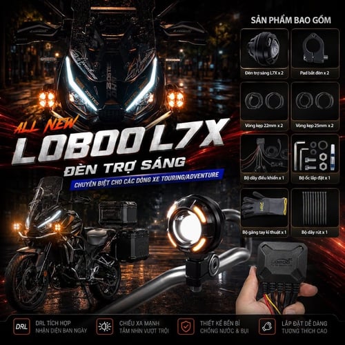 ĐÈN TRỢ SÁNG LOBOO L7X CHÍNH HÃNG