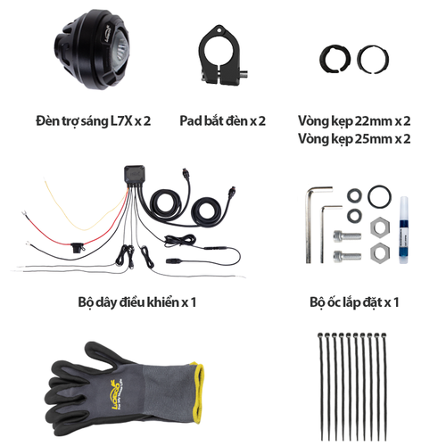 ĐÈN TRỢ SÁNG LOBOO L7X CHÍNH HÃNG
