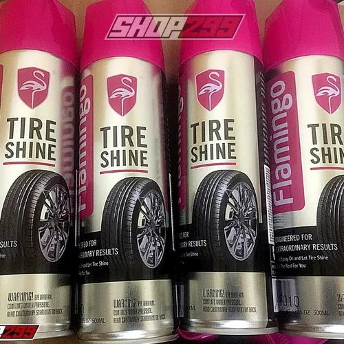 FLAMINGO TIRE SHINE F010 - DƯỠNG NHỰA NHÁM & LÀM BÓNG LỐP XE 500ML