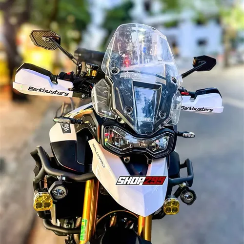 BẢO VỆ TAY LÁI KIỂU BARKBUSTERS - MÀU TRẮNG