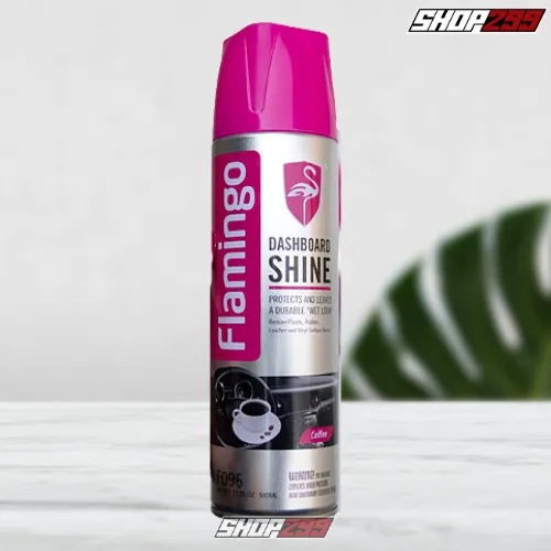 FLAMINGO DASHBOARD SHINE F096 - PHỤC HỒI NHỰA NHÁM MÙI CÀ PHÊ 500ML