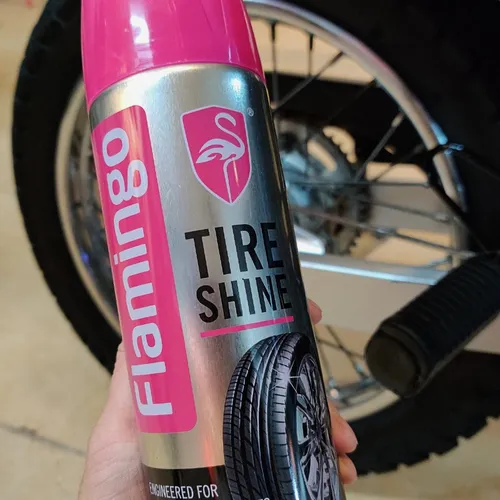 FLAMINGO TIRE SHINE F010 - DƯỠNG NHỰA NHÁM & LÀM BÓNG LỐP XE 500ML