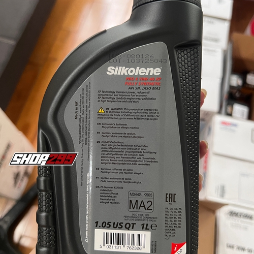 NHỚT FUCHS SILKOLENE PRO 4 10W40 XP - 1L