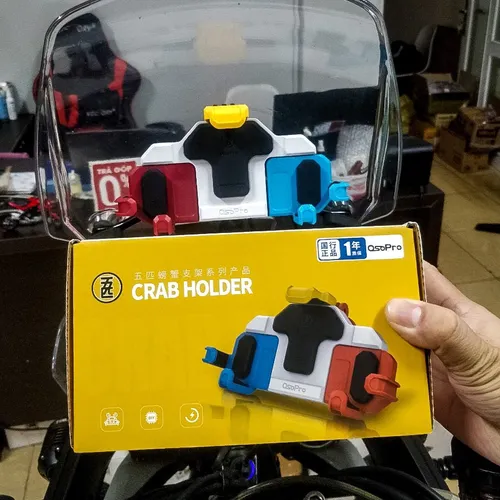 GIÁ ĐỠ ĐIỆN THOẠI CHỐNG RUNG OSOPRO KẸP CÀNG CUA (CRAB MOUNT) PHIÊN BẢN KỈ NIỆM 3 MÀU - KẸP ĐA NĂNG