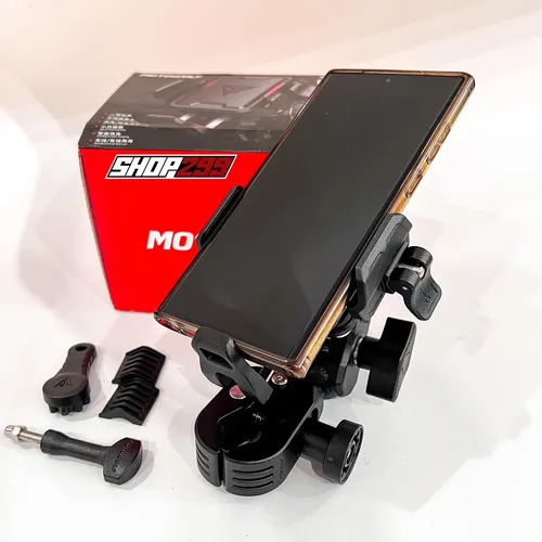GIÁ ĐỠ ĐIỆN THOẠI CHỐNG RUNG MOTOWOLF MH1 - CHÂN GHI ĐÔNG