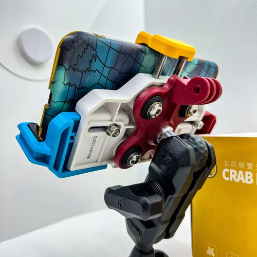 GIÁ ĐỠ ĐIỆN THOẠI CHỐNG RUNG OSOPRO KẸP CÀNG CUA (CRAB MOUNT) PHIÊN BẢN KỈ NIỆM 3 MÀU - KẸP ĐA NĂNG