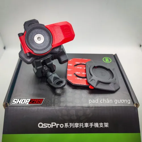 GIÁ ĐỠ ĐIỆN THOẠI CHỐNG RUNG OSOPRO KHÓA NHANH (QUICK LOCK) - CHÂN GƯƠNG