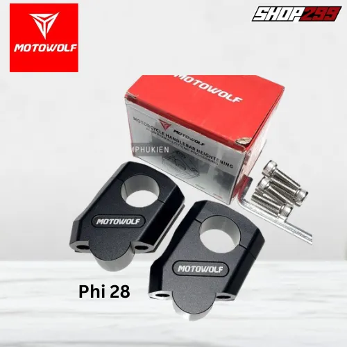 GÙ NÂNG GHI ĐÔNG MOTOWOLF (ĐEN - PHI 28)