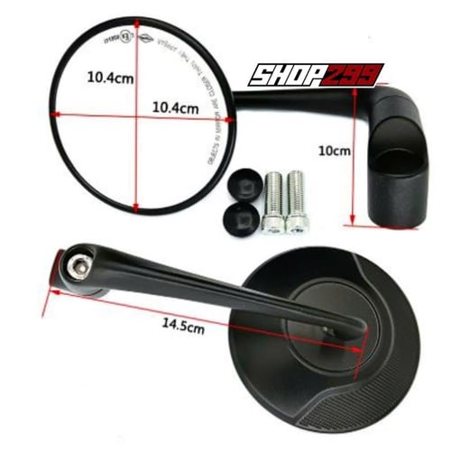 GƯƠNG CHIẾU HẬU TRÒN CONVEX D3 - CẶP