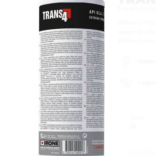 NHỚT HỘP SỐ IPONE TRANS 4 75W90 1L