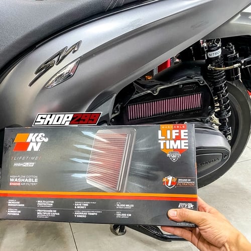LỌC GIÓ K&N HA-3521 CHO HONDA SH350i / FORZA 350 2021+ / ADV350