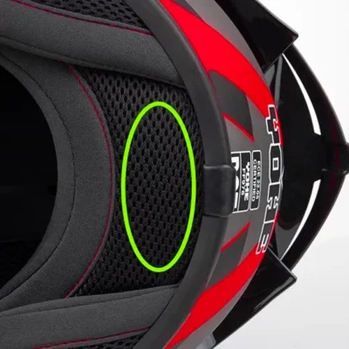 Mũ Fullface Yohe 978 Plus SRT Đỏ Đen Nhám