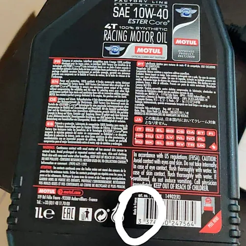 NHỚT MOTUL 300V 10W40 TEM 3 LỚP NHẬP PHÁP