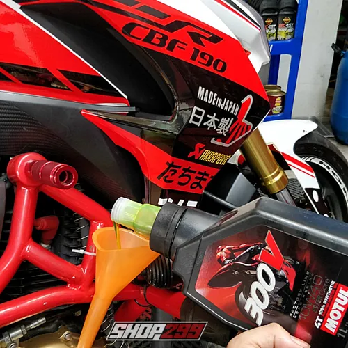 NHỚT MOTUL 300V 10W40 TEM 3 LỚP NHẬP PHÁP