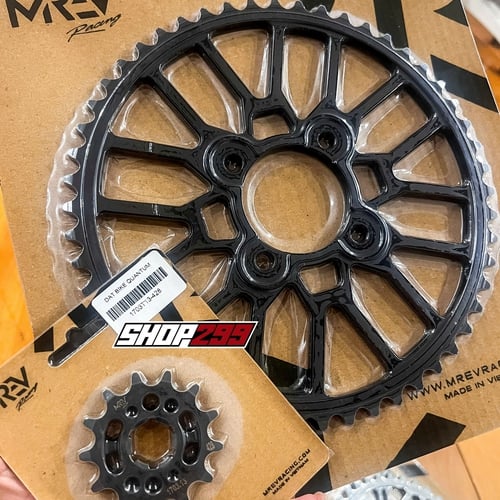 NHÔNG DĨA NHÔM MREV RACING CHO DATBIKE QUANTUM