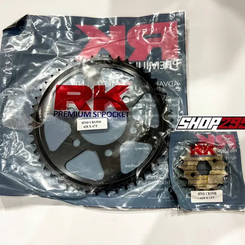 COMBO NHÔNG SÊN DĨA RK CHO HONDA CB150R NEO SPORT (NHÔNG DĨA RK + SÊN RK 428 KLW CÓ PHỐT XW-RING)