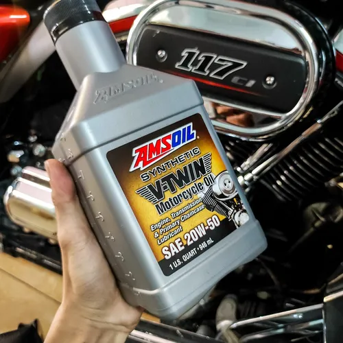 Dầu nhớt AMSOIL 20W-50 Synthetic V-Twin - Quart (946ml)