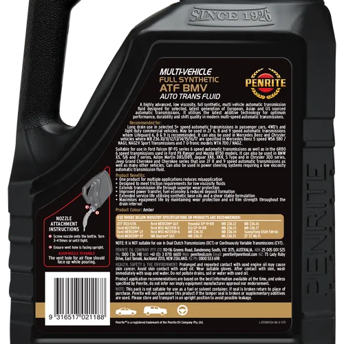 DẦU HỘP SỐ TỰ ĐỘNG PENRITE ATF BMV (4L)