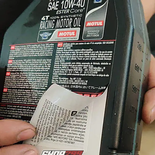 NHỚT MOTUL 300V 10W40 TEM 3 LỚP NHẬP PHÁP