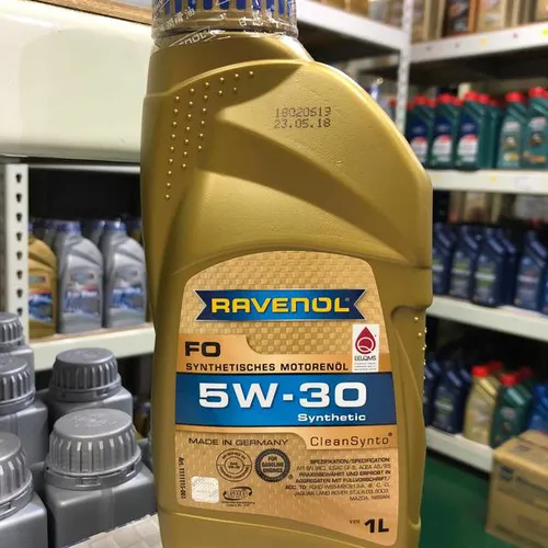 NHỚT RAVENOL FO 5W30  FULL SYNTHETIC CHO TAY GA, Ô TÔ - 1L