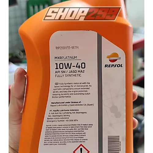NHỚT REPSOL MXR PLATINUM 10W40