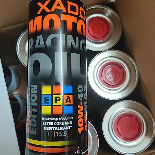 NHỚT XADO LUXURY MOTO RACING 10W40 (100% TỔNG HỢP) 1L