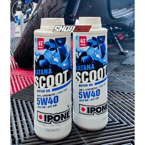NHỚT TAY GA IPONE KATANA SCOOT 5W40 - 1L